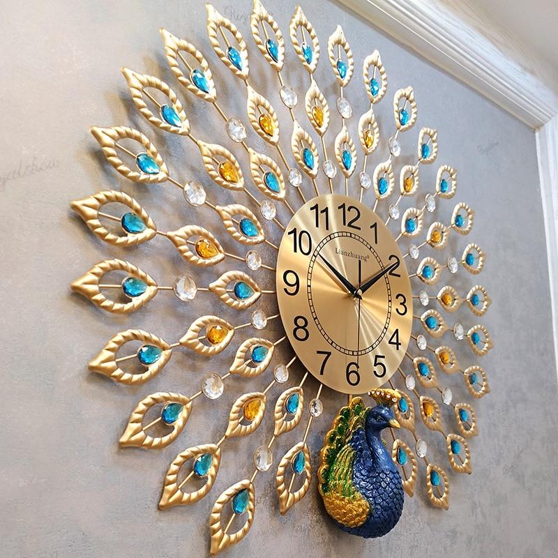 Reloj de Pared Moderno <br> Dorado