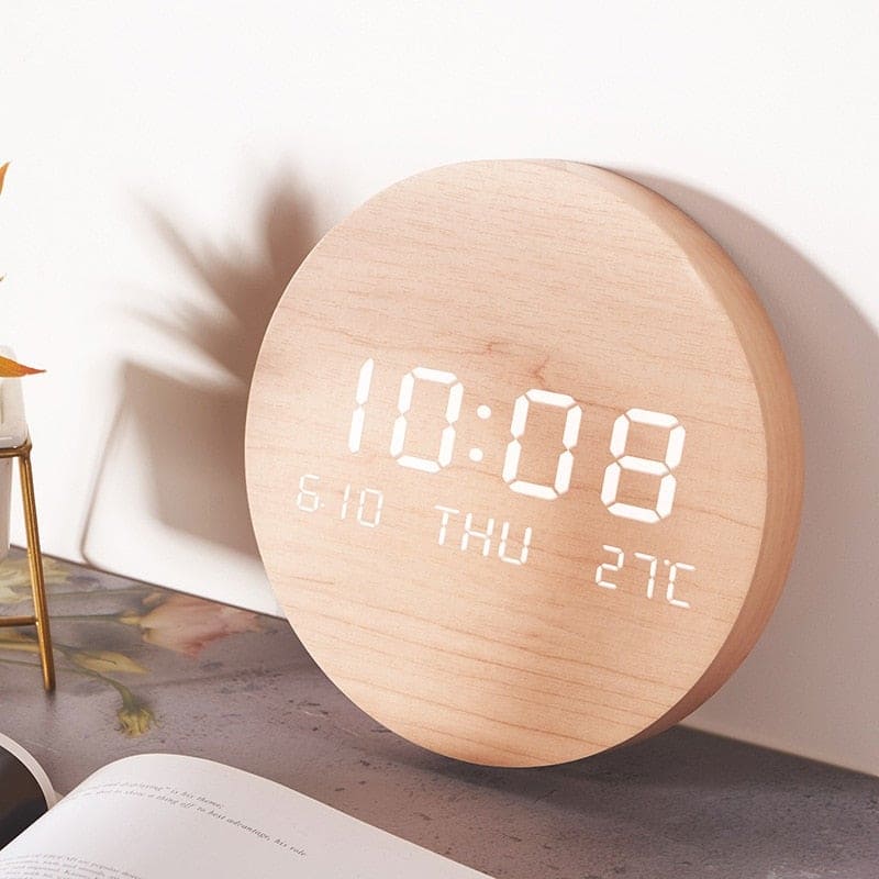 Reloj de Pared Decorativo para Sala madera
