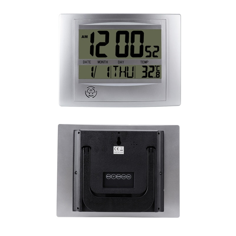 reloj de pared digital cocina en detalles