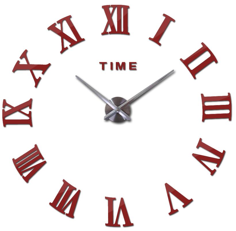 Reloj de Pared de Diseño Modernos Modelos Exclusivos rojo