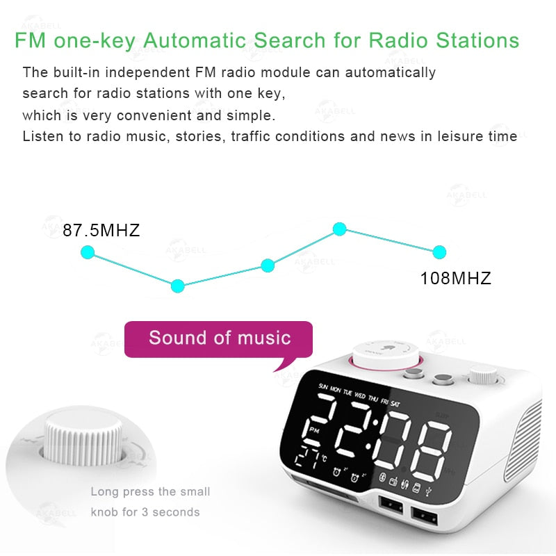 Despertador <br>y Radio