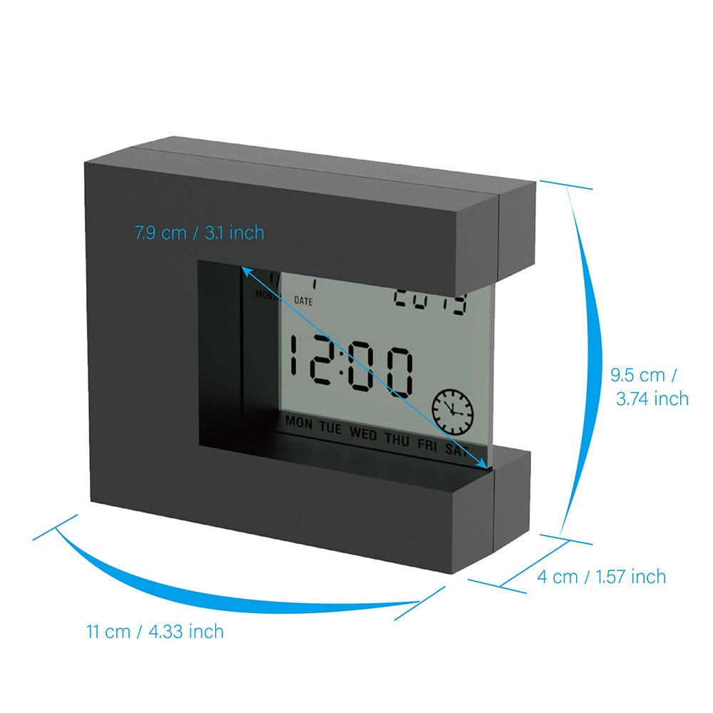 Despertador Reloj Digital medidas