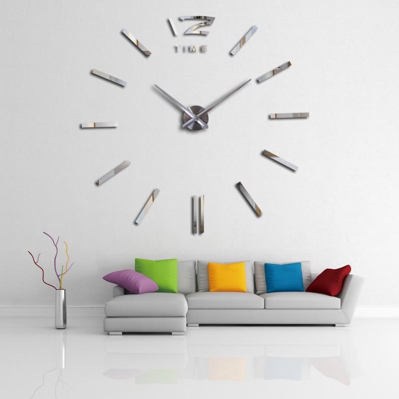 foto Reloj de Pared Adhesivo Grande plata