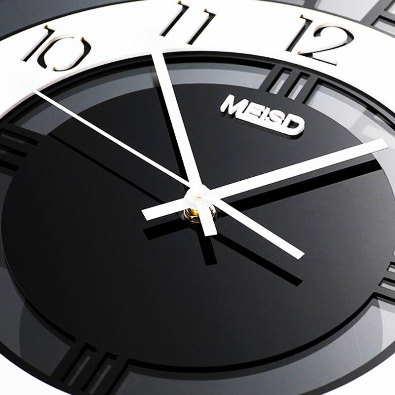 Reloj de pared grande blanco manecillas