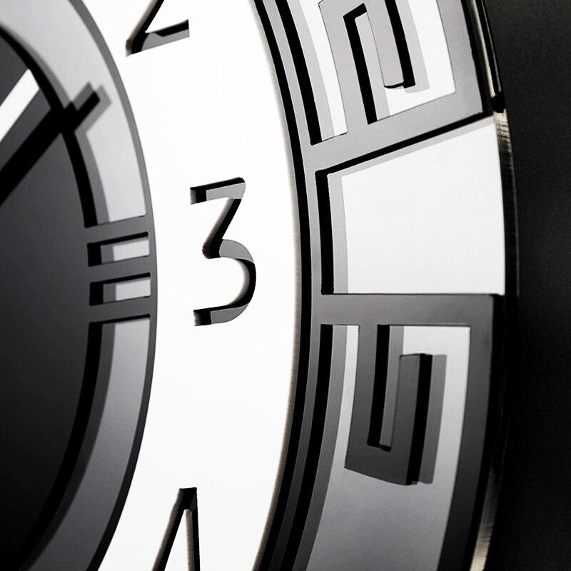 Reloj de Pared Grande Blanco zoom