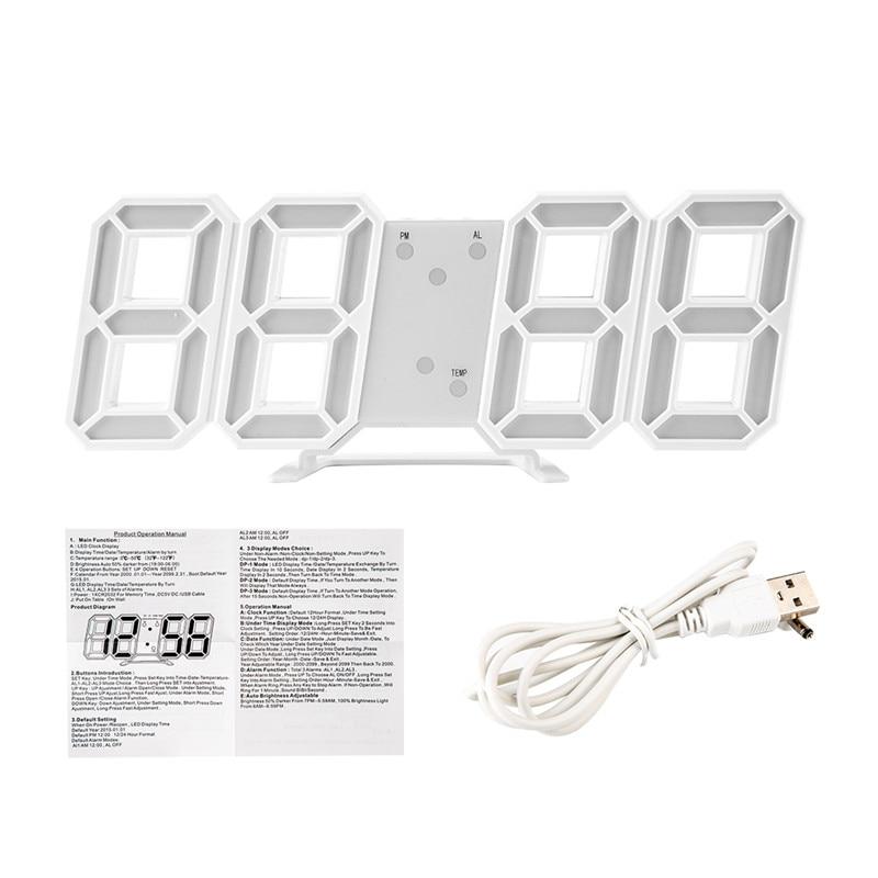 Reloj de Pared Digital Grande Bogota detalles