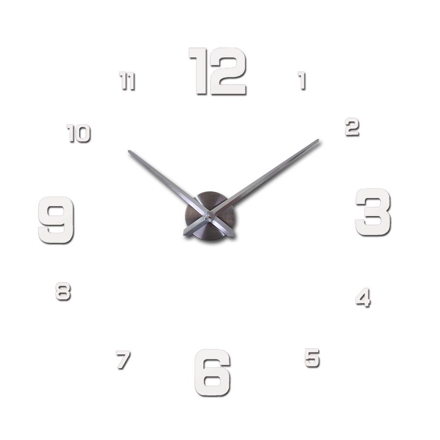 Relojes de Pared Grandes y Baratos blanco
