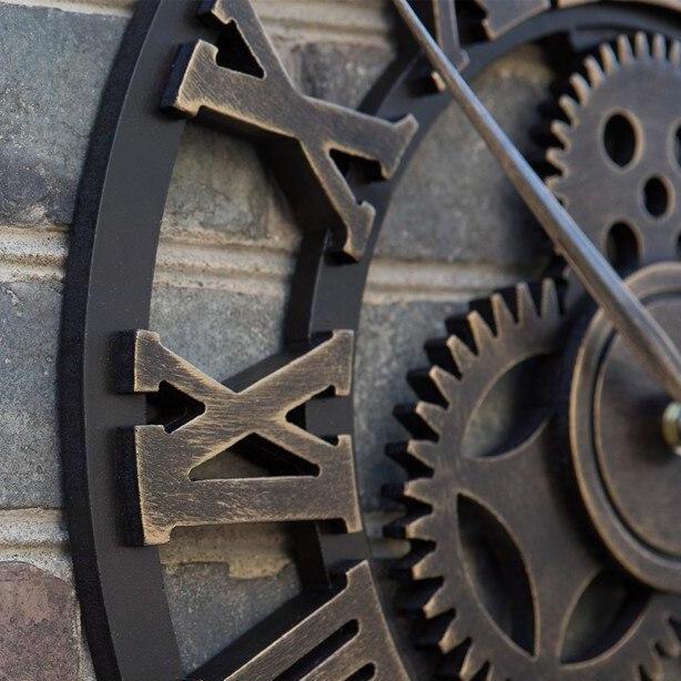 Reloj de Pared Grande Vintage números