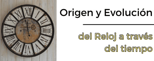 bandera Origen y evolución del reloj a través del tiempo