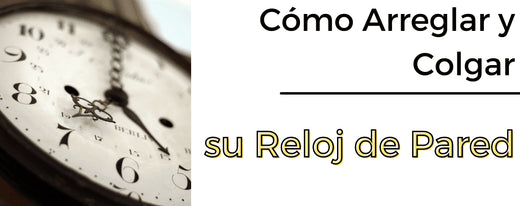 bandera ¿Cómo arreglar y colgar su reloj de pared?