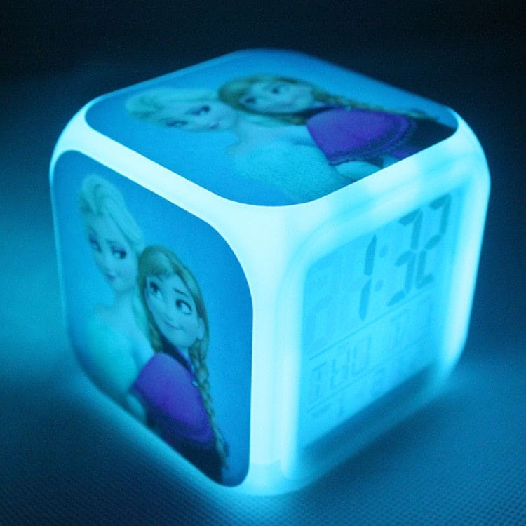 despertador frozen luminoso