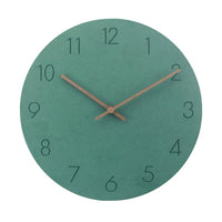 Thumbnail for Relojes de Pared de Madera Modernos verde