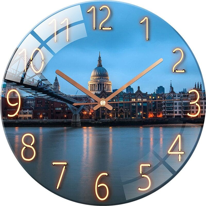 Relojes de Pared Decorativos Modernos ciudad