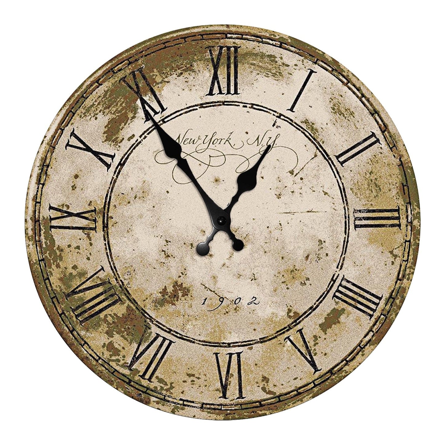 Reloj de Pared Madera Vintage nueva york