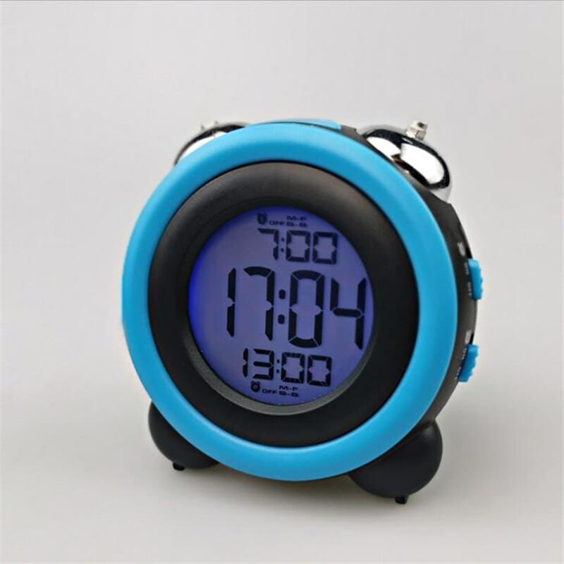 despertador 7 alarmas azul