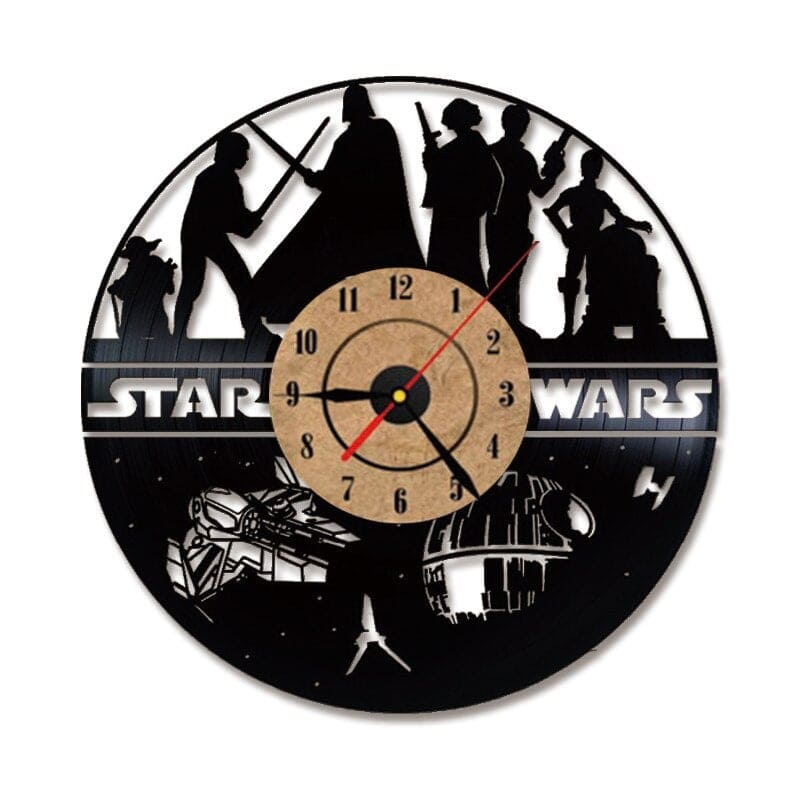 Reloj de Pared con Vinilo Decorativo