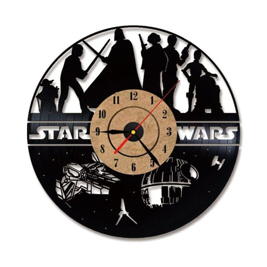 Reloj de Pared con Vinilo Decorativo