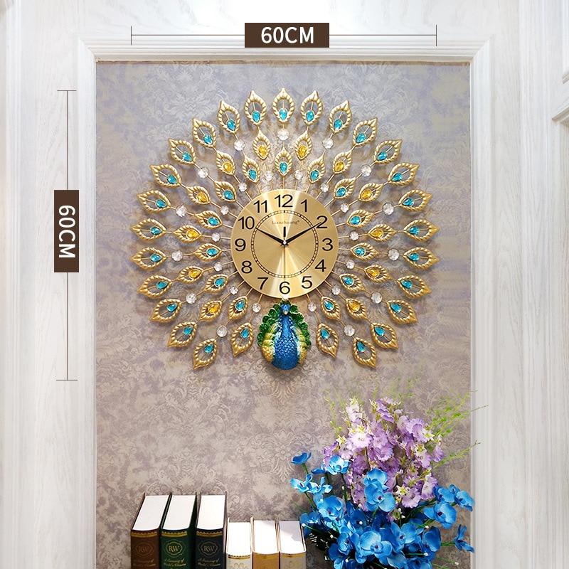 Reloj de Pared Moderno <br> Dorado