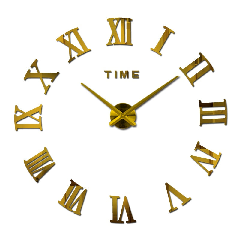 Reloj de Pared de Diseño Modernos Modelos Exclusivos dorado