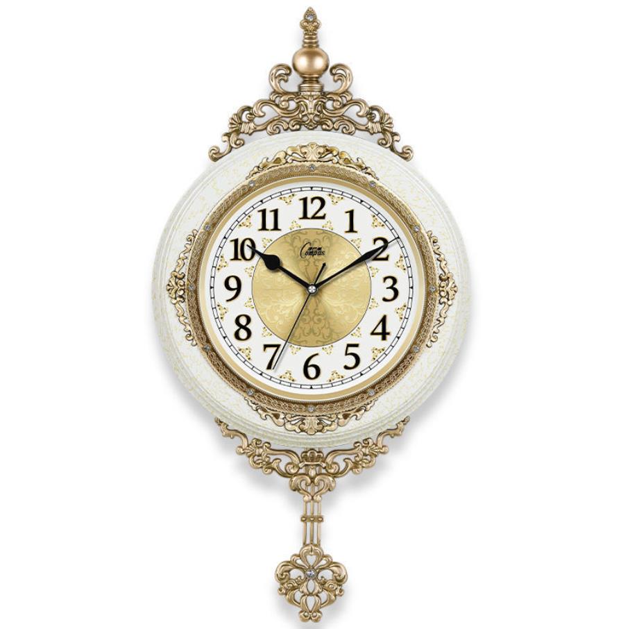 Reloj de Pared Antiguo con Pendulo blanco 2