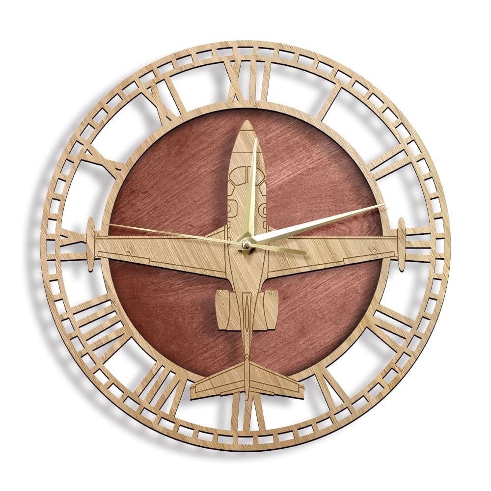 Reloj de Pared en Madera Tallada