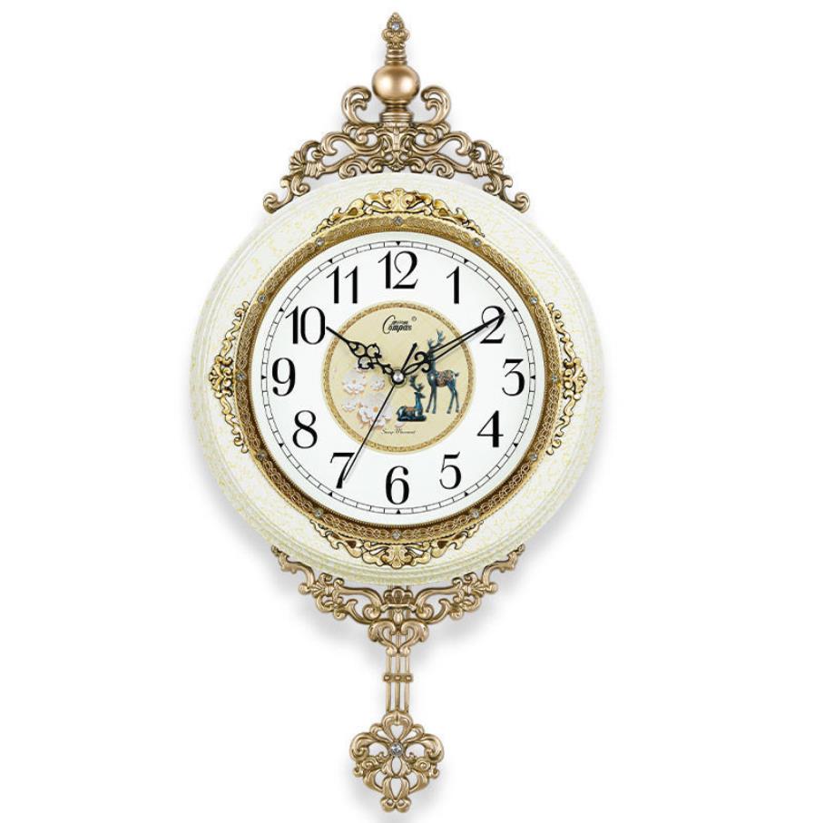 Reloj de Pared Antiguo con Pendulo blanco 1