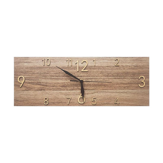 Un Reloj de Pared de Madera