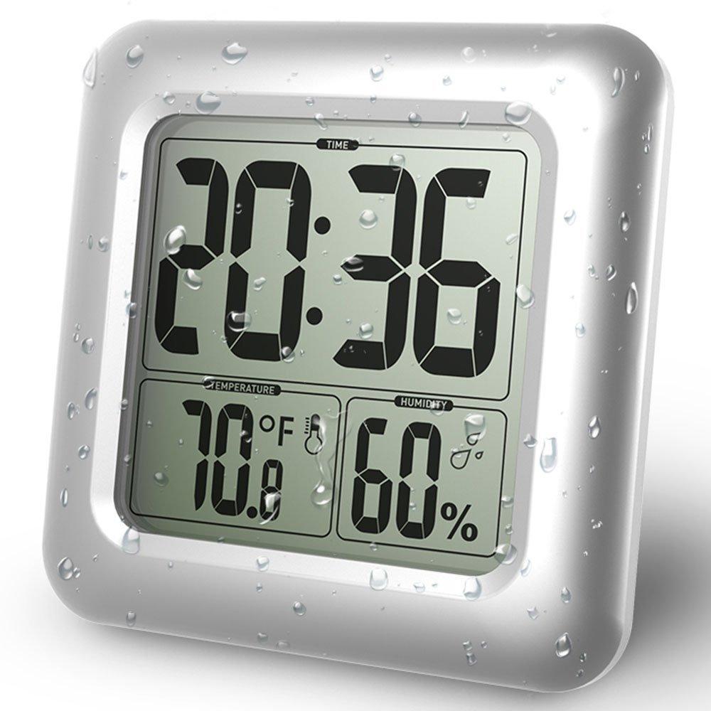 Reloj de Pared Digital con Temperatura