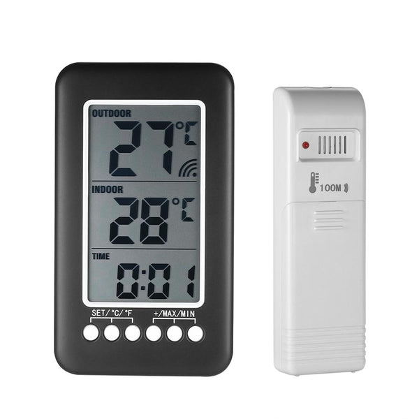 Reloj de pared digital con termometro cheap
