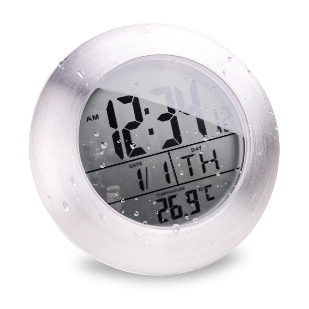 Reloj de Pared Digital con Termómetro y Fecha con agua
