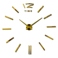 Thumbnail for Reloj de Pared Adhesivo Grande dorado
