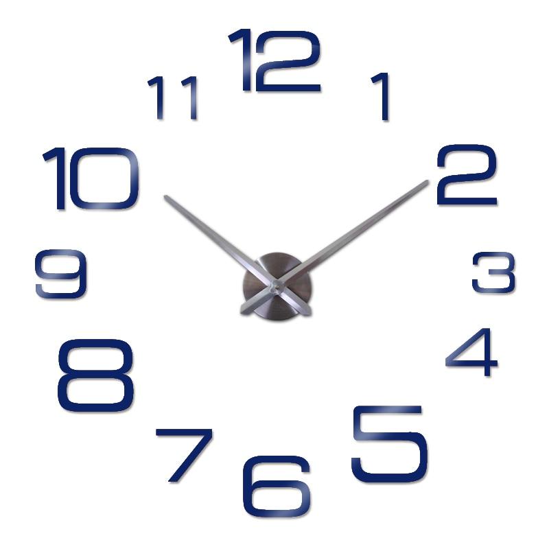 Reloj de Pared Números Grandes azul