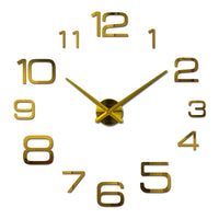 Thumbnail for Reloj de Pared Números Grandes dorado