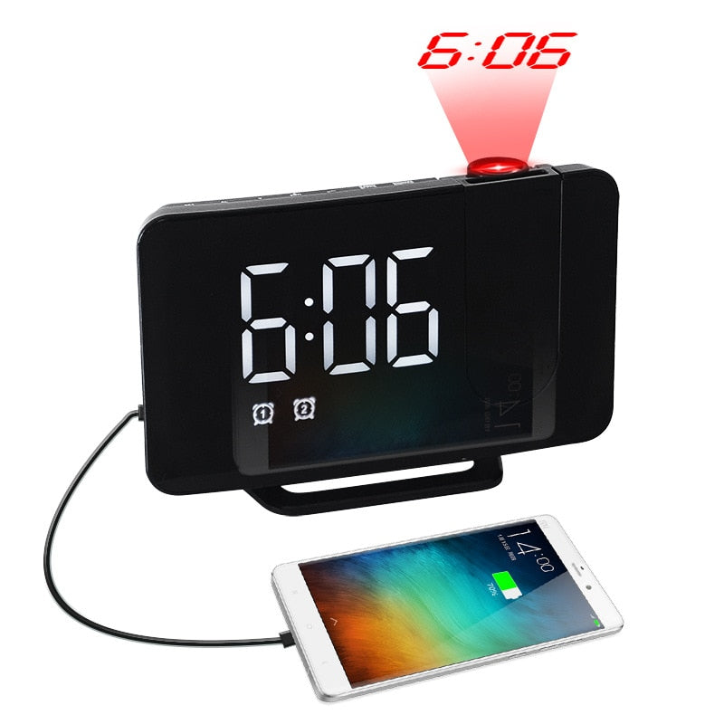Despertador para PC blanco
