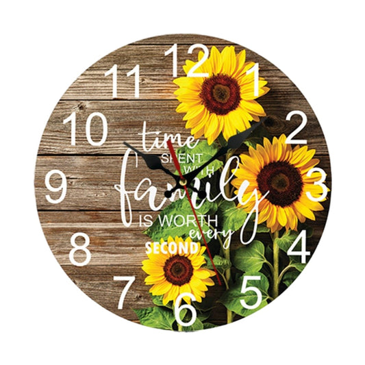 reloj de pared en madera