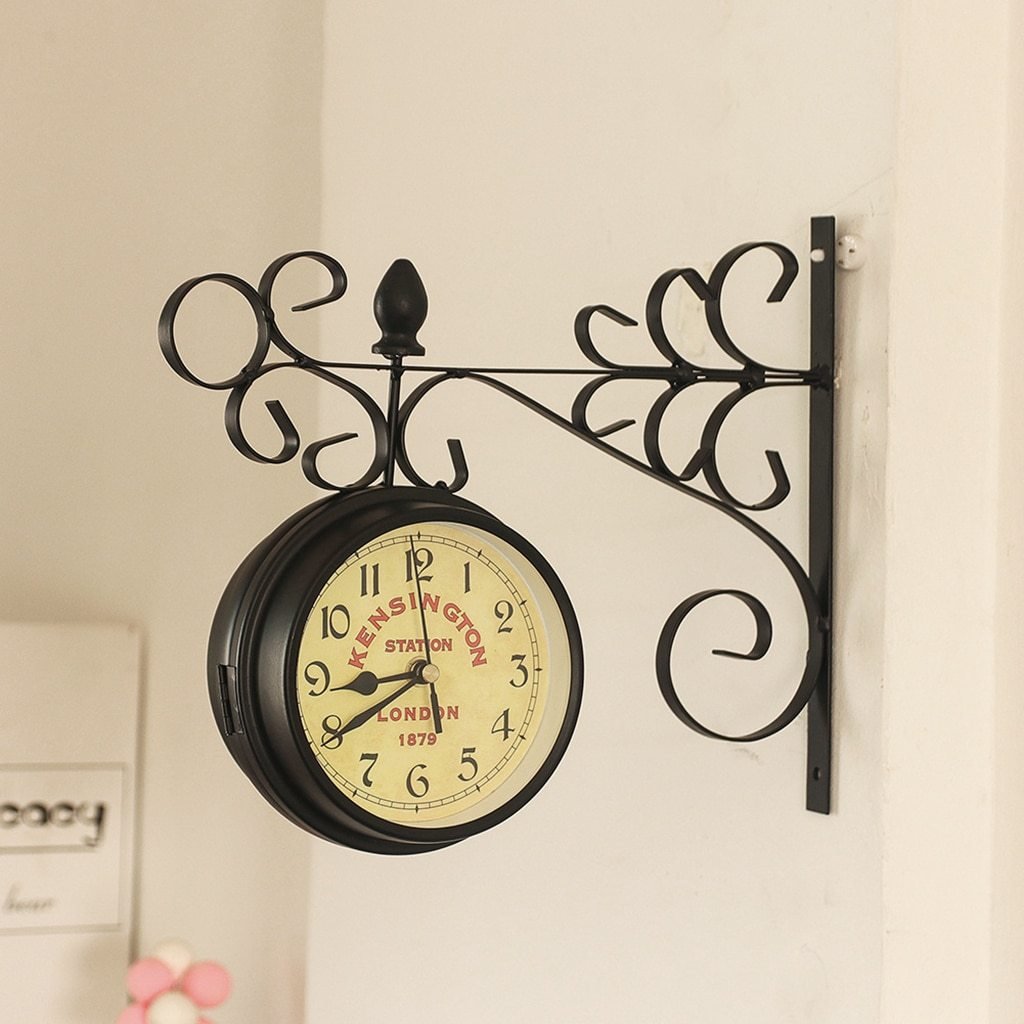 reloj_pared_old_town_fondo_marron